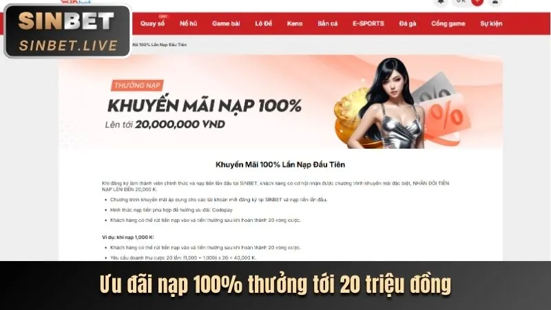 Thưởng nạp tiền VIP AOK88